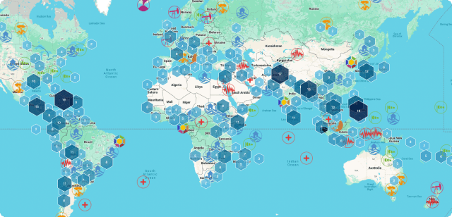 Map of Charter activations